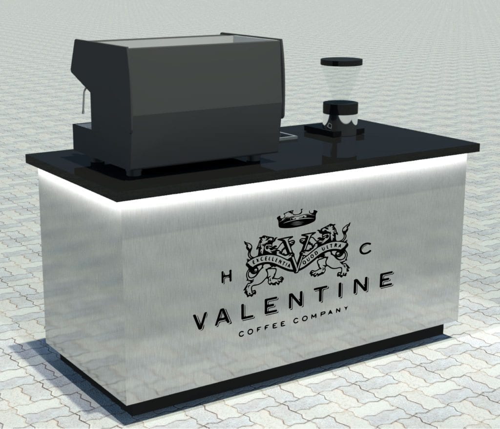 H.C Valentine Coffee Company Design Concept